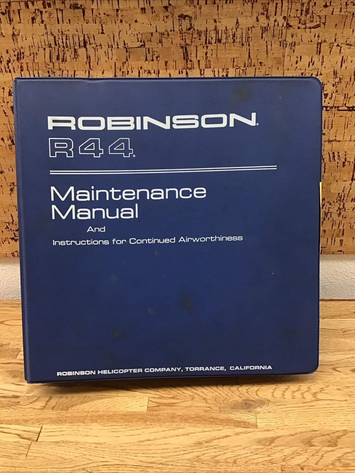 Robinson R44 Helicopter Maintenance Manual / Instructions For Airworthiness QU-1