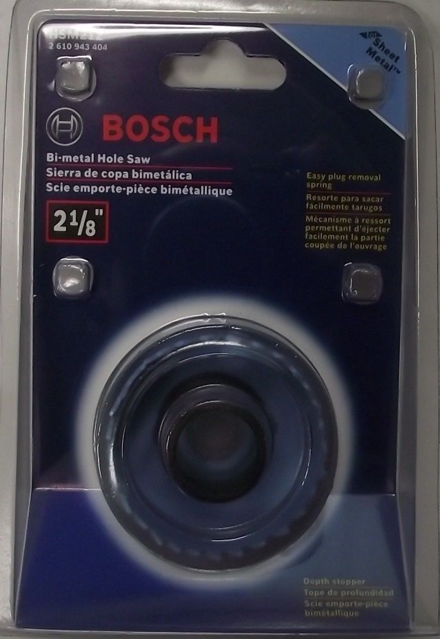 Bosch 1-3/4" Bi-metal Hole Saw For Sheet Metal HSM175