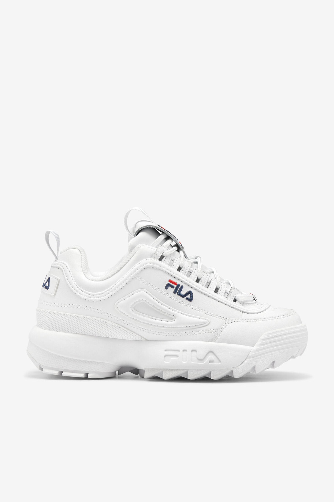 Men's Fila Disruptor II Premium White/Navy/Red 1FM00139-125