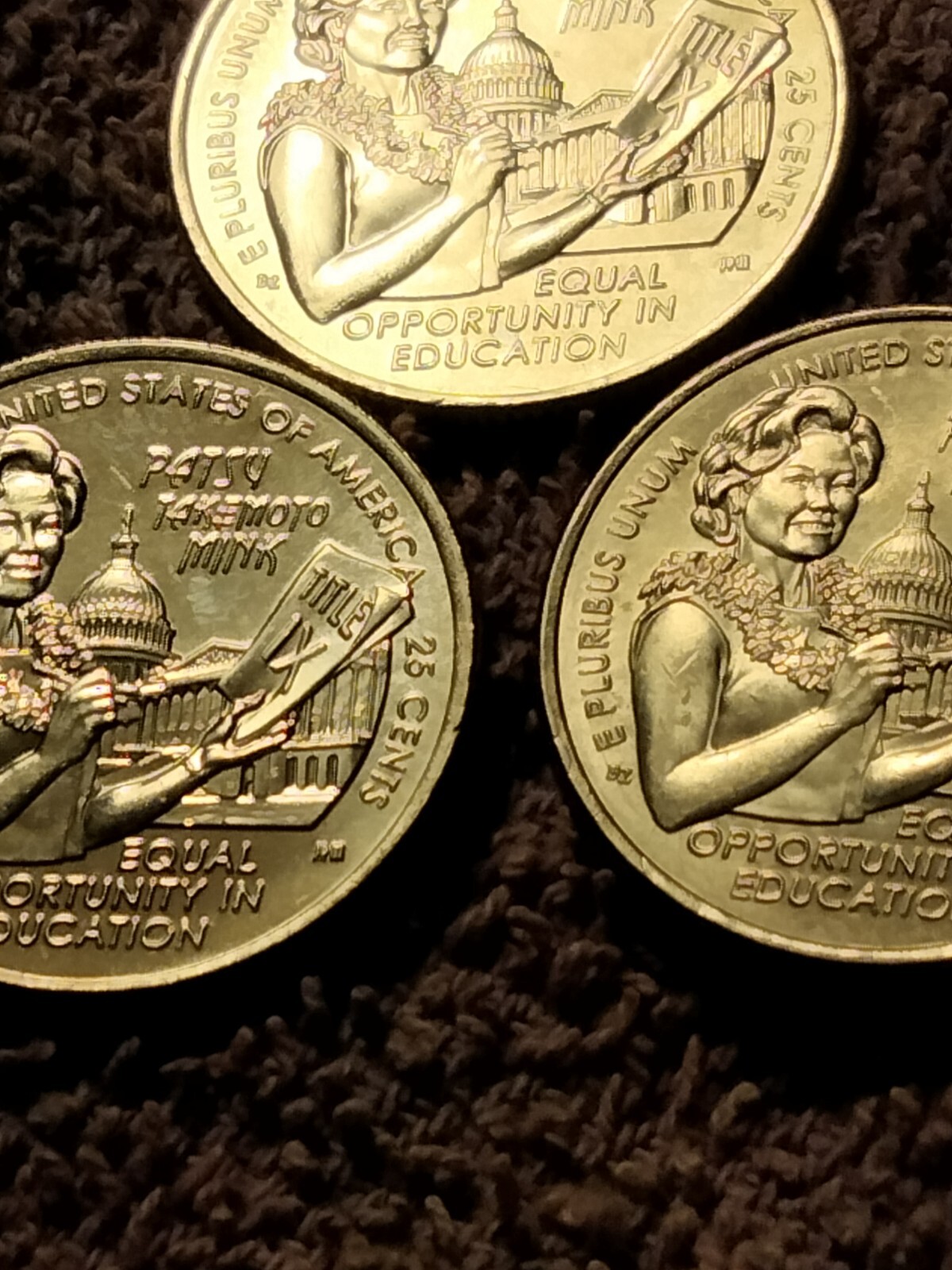 2024 P Patsy Mink Takemoto Quarter Weird Stamp Or Misplaced O