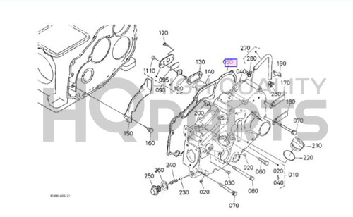 GENUINE OEM KUBOTA GASKET, GEARCASE 14595-04130