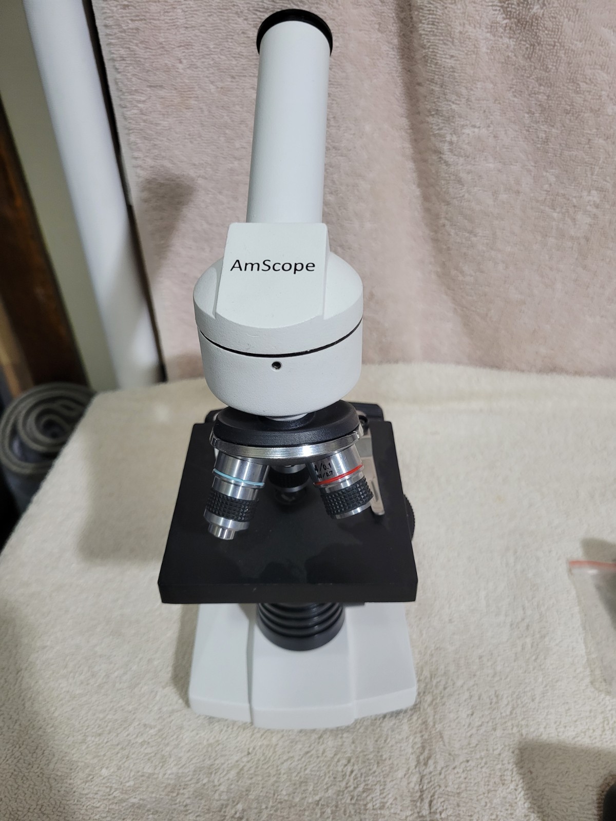 AMSCOPE M102C BIOLOGICAL SCIENCE STUDENT COMPOUND MICROSCOPE