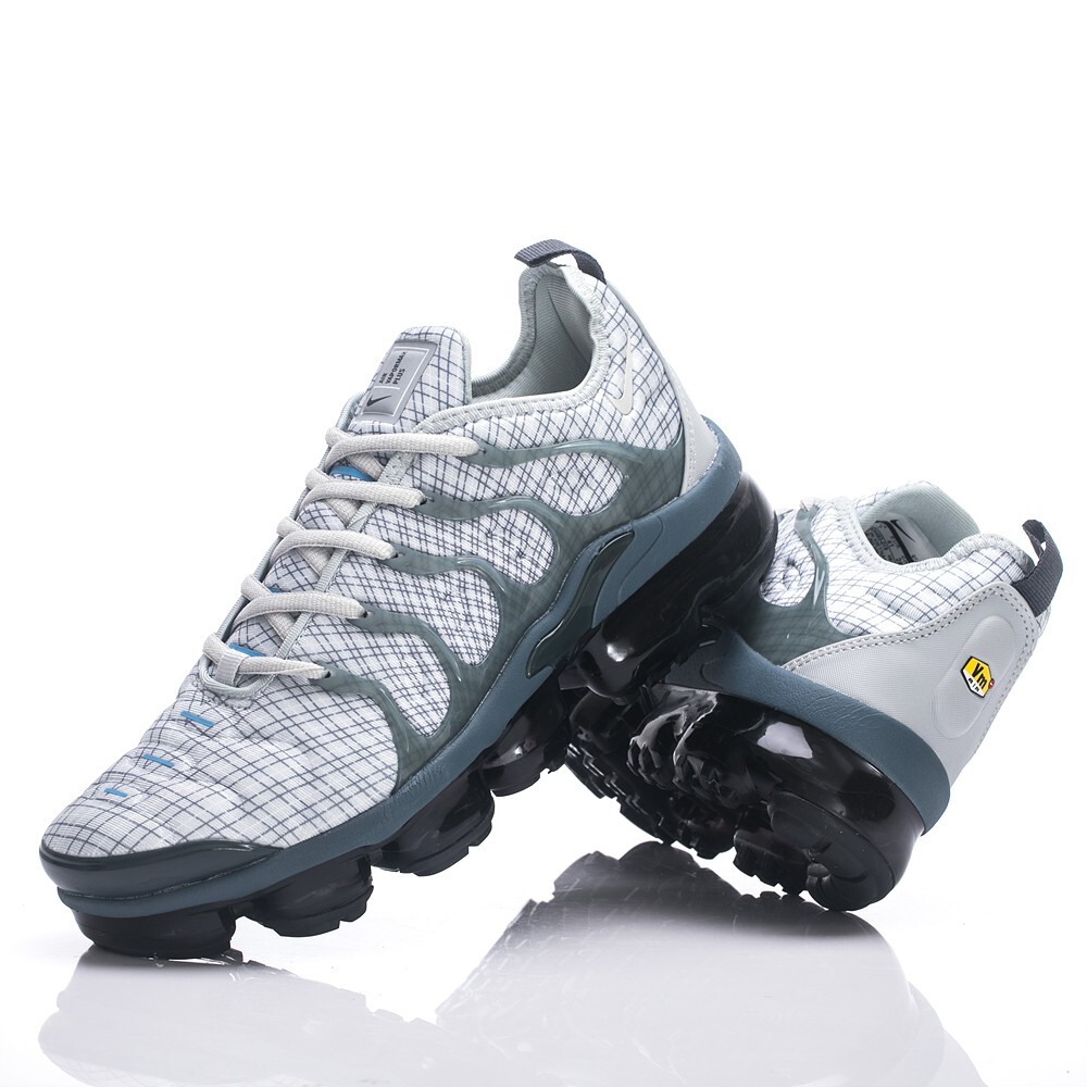 Nike VaporMax TN Plus Men's White grey Sneaker Shoe Size 7-13