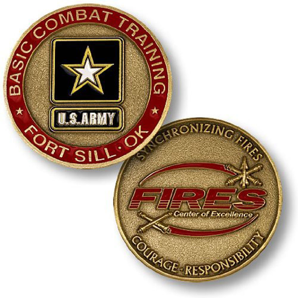 NEW U.S. Army Basic Combat Training Fort Sill, OK Challenge Coin