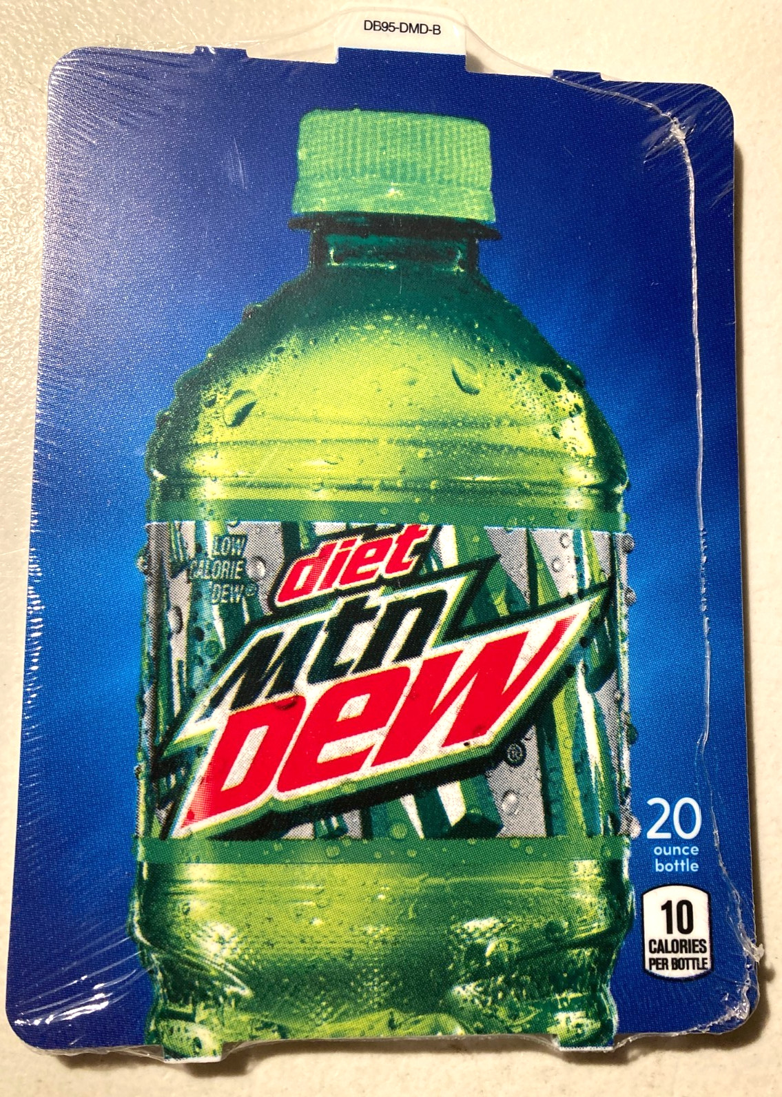 New Pepsi Branded Dixie Narco 501E & 276 Vending Label 25 Ct Diet Mtn Dew Bottle
