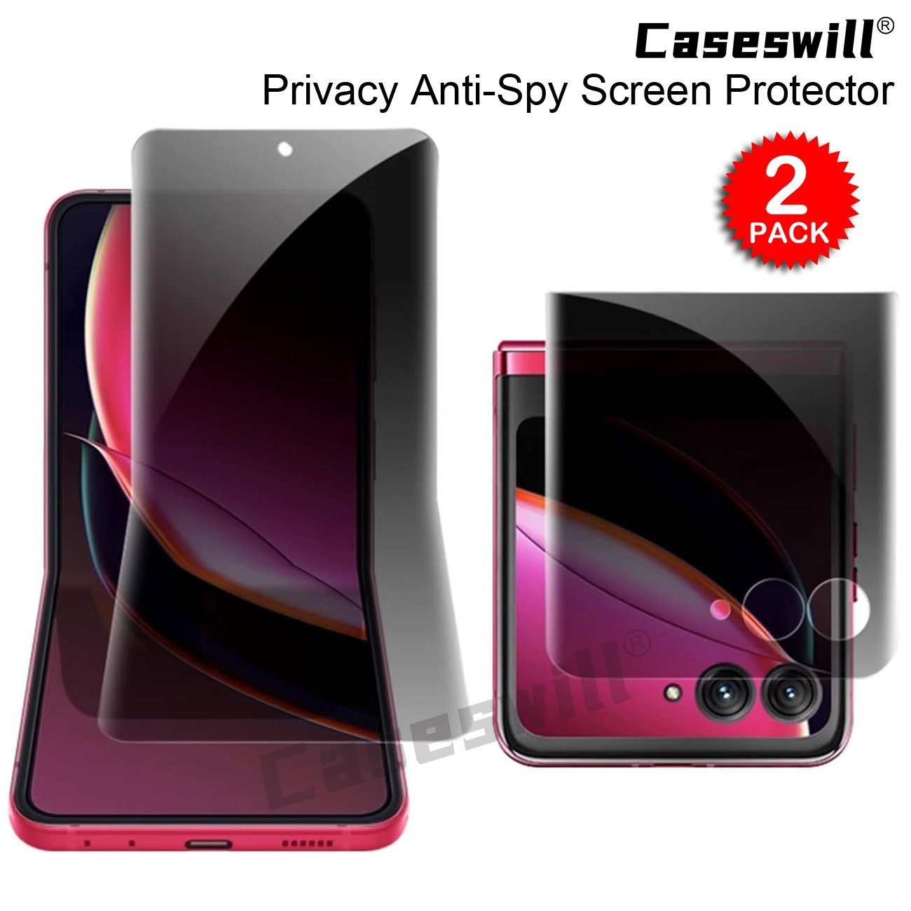 For Motorola Razr Ultra Plus 2026 2025 2024 TPU Film Privacy Screen Protector