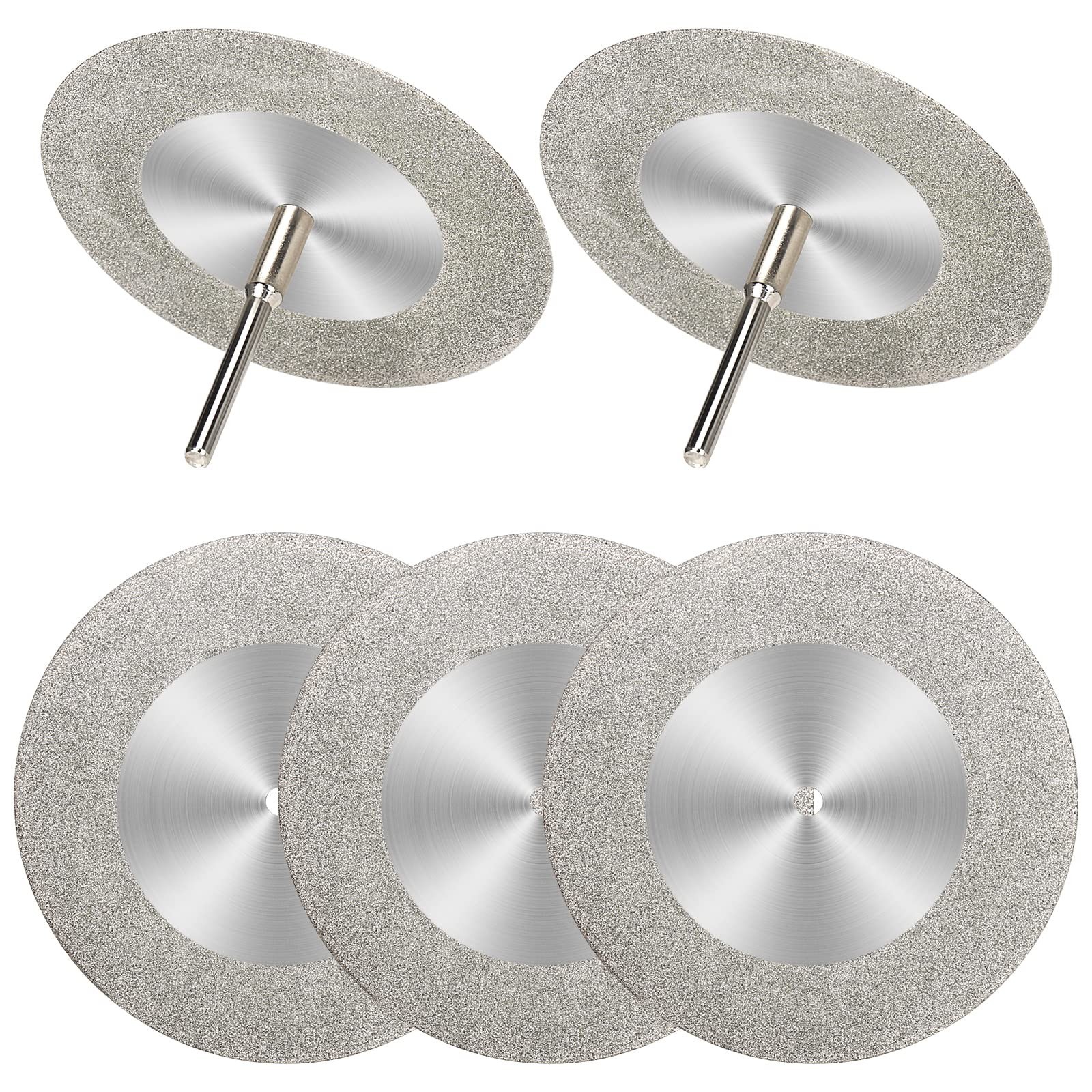 SI FANG 5Pcs 60mm Diamond Cutting Disc Cut Off Wheels with 5Pcs Man... Fast Ship