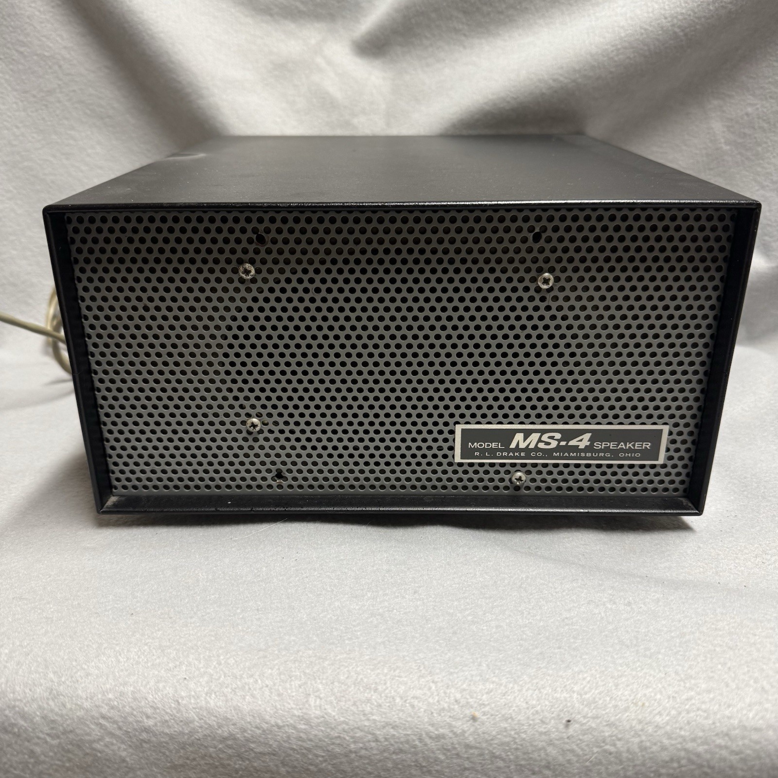 Drake MS-4 External Speaker Vintage Ham Radio Tested Working Made in USA