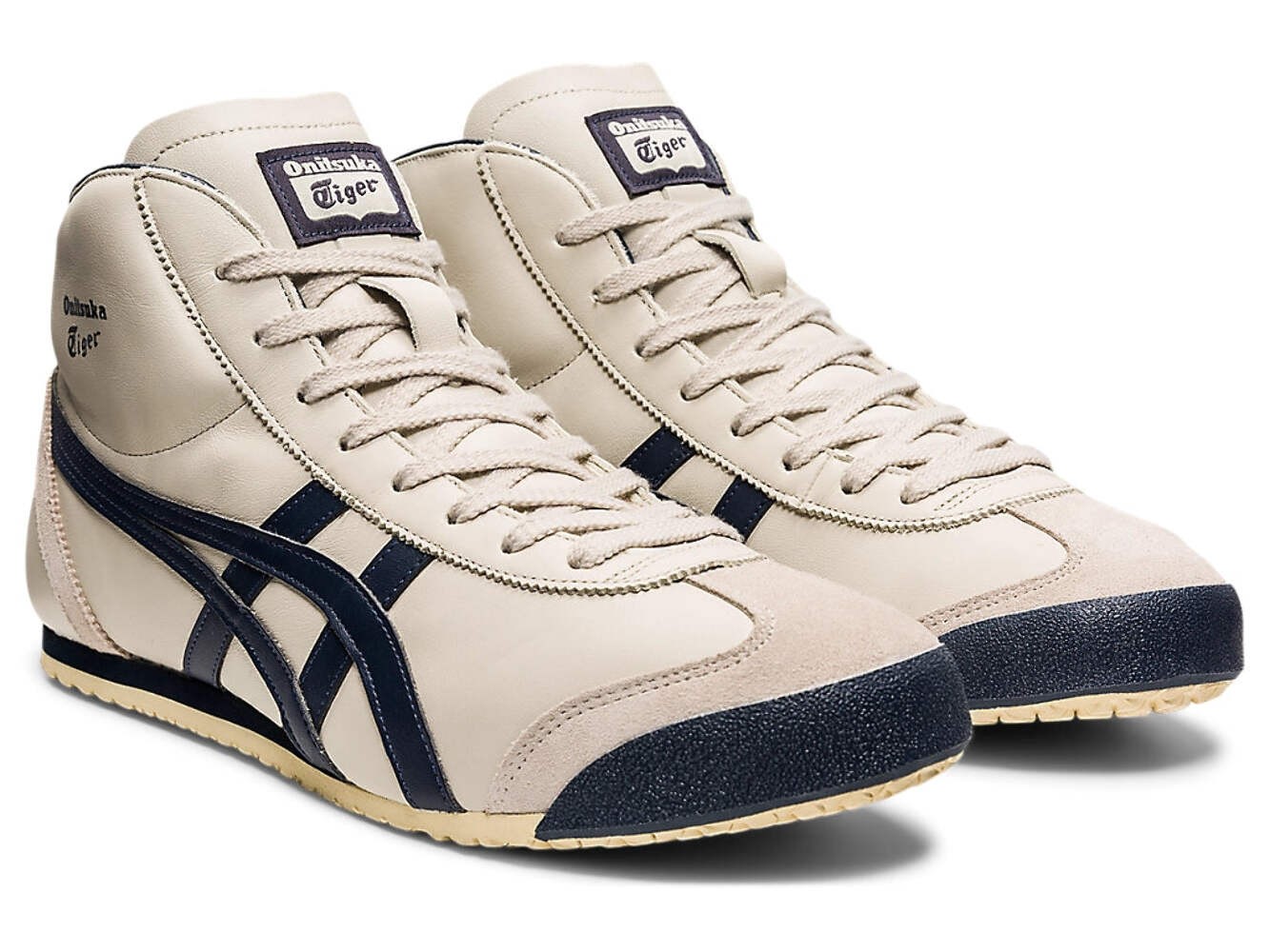 Onitsuka Tiger MEXICO Mid Runner 1183B577 200 BIRCH INDIAN INK