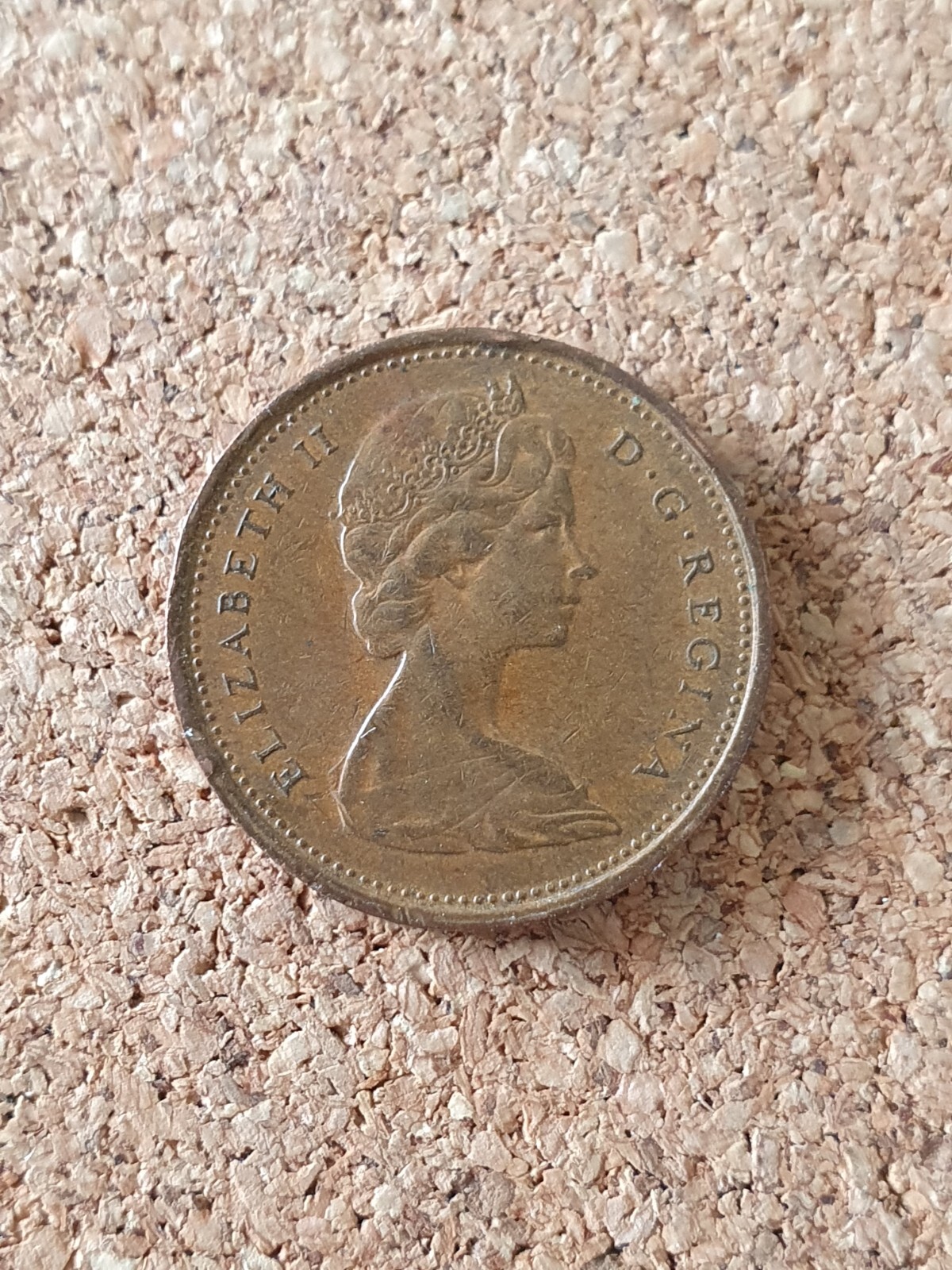 Canada 1 Cent Coin 1969.Circulated.