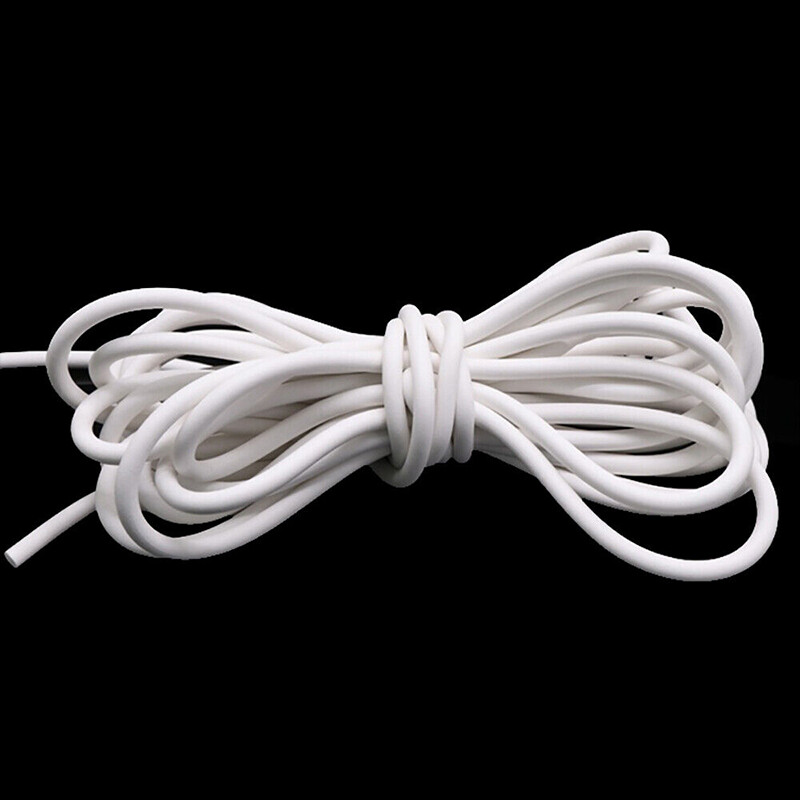 Silicone Rubber Cord White Round Strip Solid Rubber Strip Sealing Strip 1mm~25mm