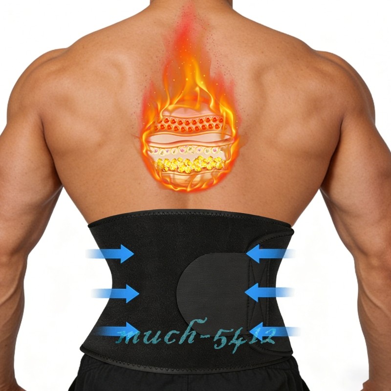 Men Waist Trimmer Belt Sweat Wrap Slimming Tummy Stomach Weight-Loss Fat Burner