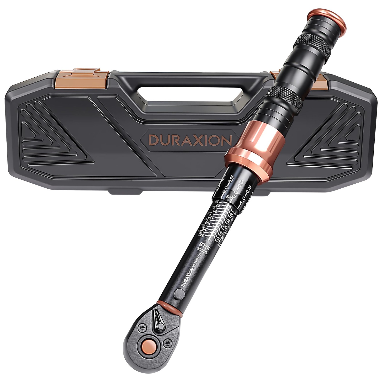 Torque Wrench 1/4-Inch Drive 20-240 In.lb ±3% Precision - 72 Tooth Ratchet