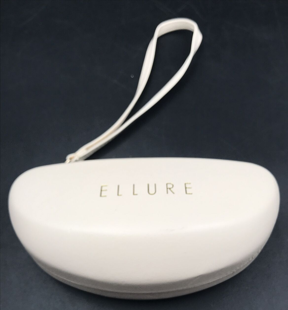 Ellure Pinkish Hard Case Clamshell Sunglass Holder w/ Wristband 6.25" x 3"