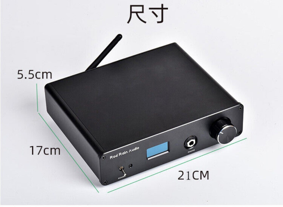 Dual ES9038Q2M Decoder Bluetooth Receiver XLR Balanced DAC Headphone Amp LDAC US