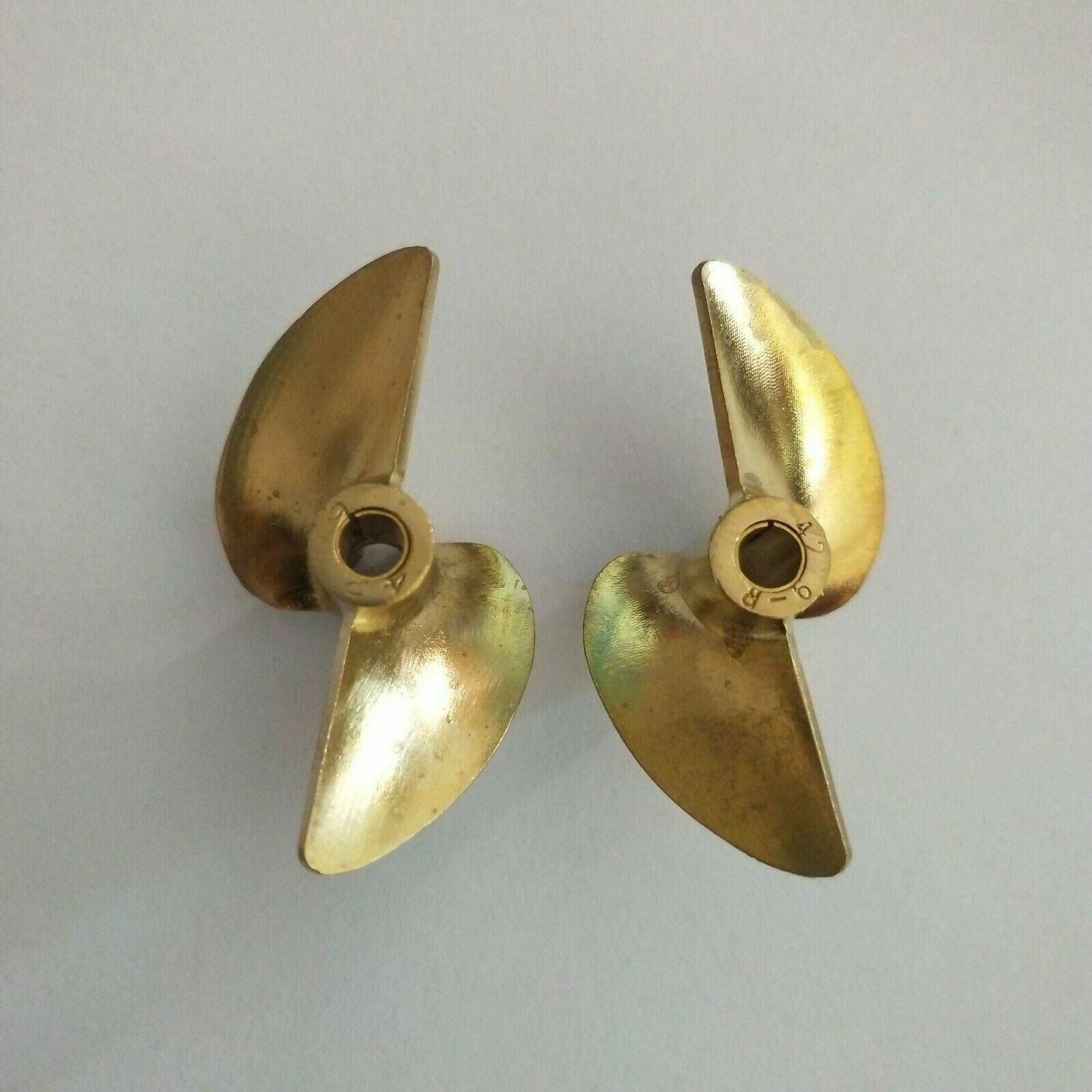 Great Brass 4219 Left Right Propellers Dia 42mm P1.9 for 4.76mm Shaft RC Boat