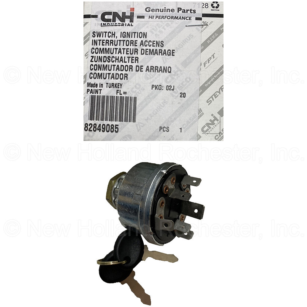 New Holland Ignition Swtich Part # 82849085