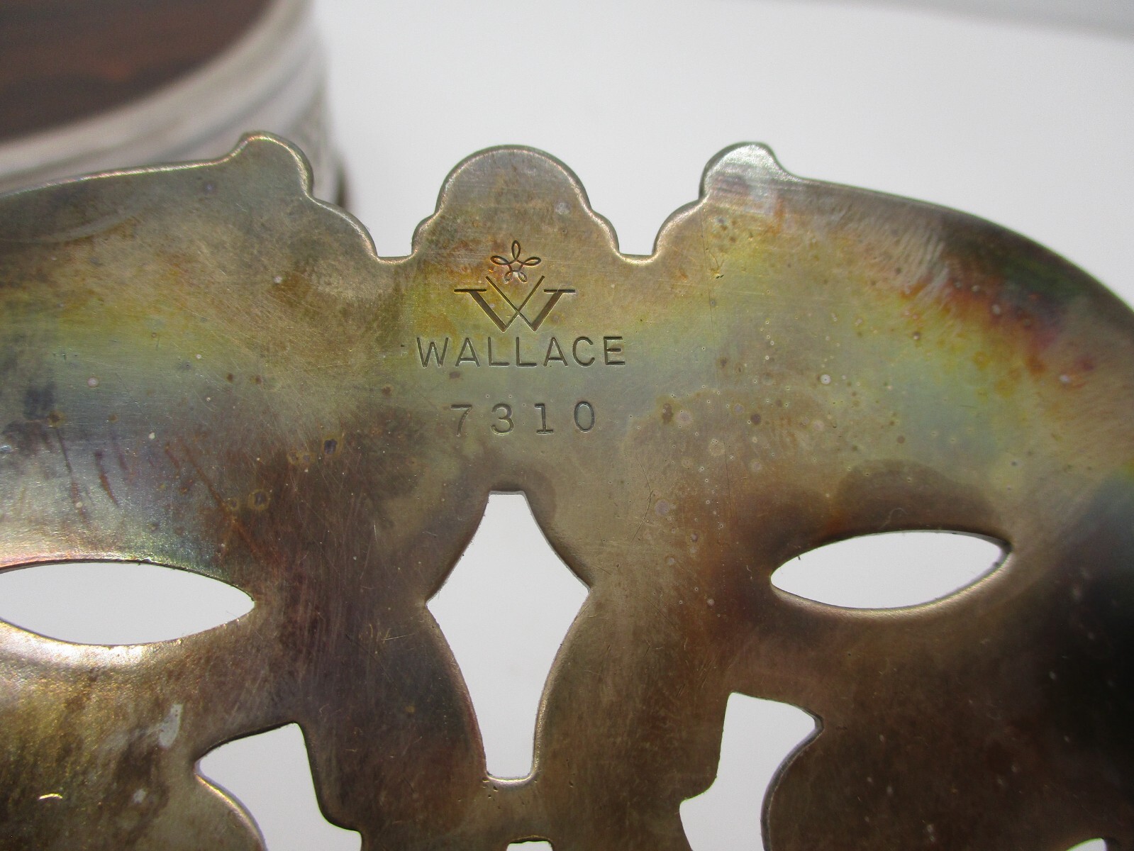 Some Silverplate Stuff, Trivet, Bowl, Wine Bottle Holder?