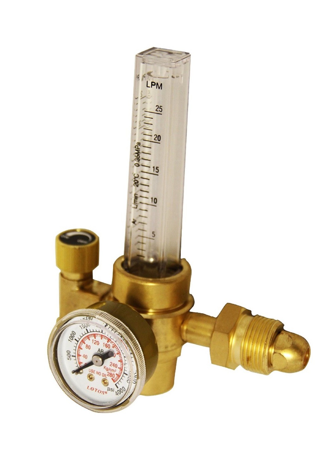 LOTOS Argon CO2 Flow Meter Welding Welder Regulator Gauge Gas Welder Gas Regulat