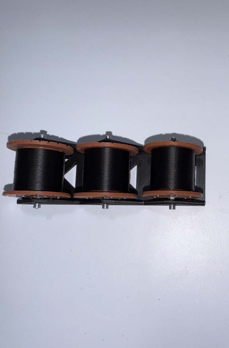1:87 HO Scale Black Wire Spool Load/Decor