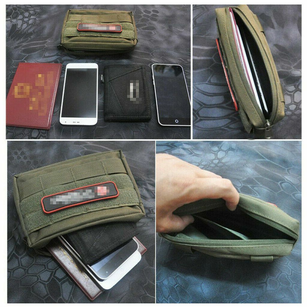 Tactical Outdoor Backpack Shoulder Strap Bag Pouch Molle Accessory Hunting Tool