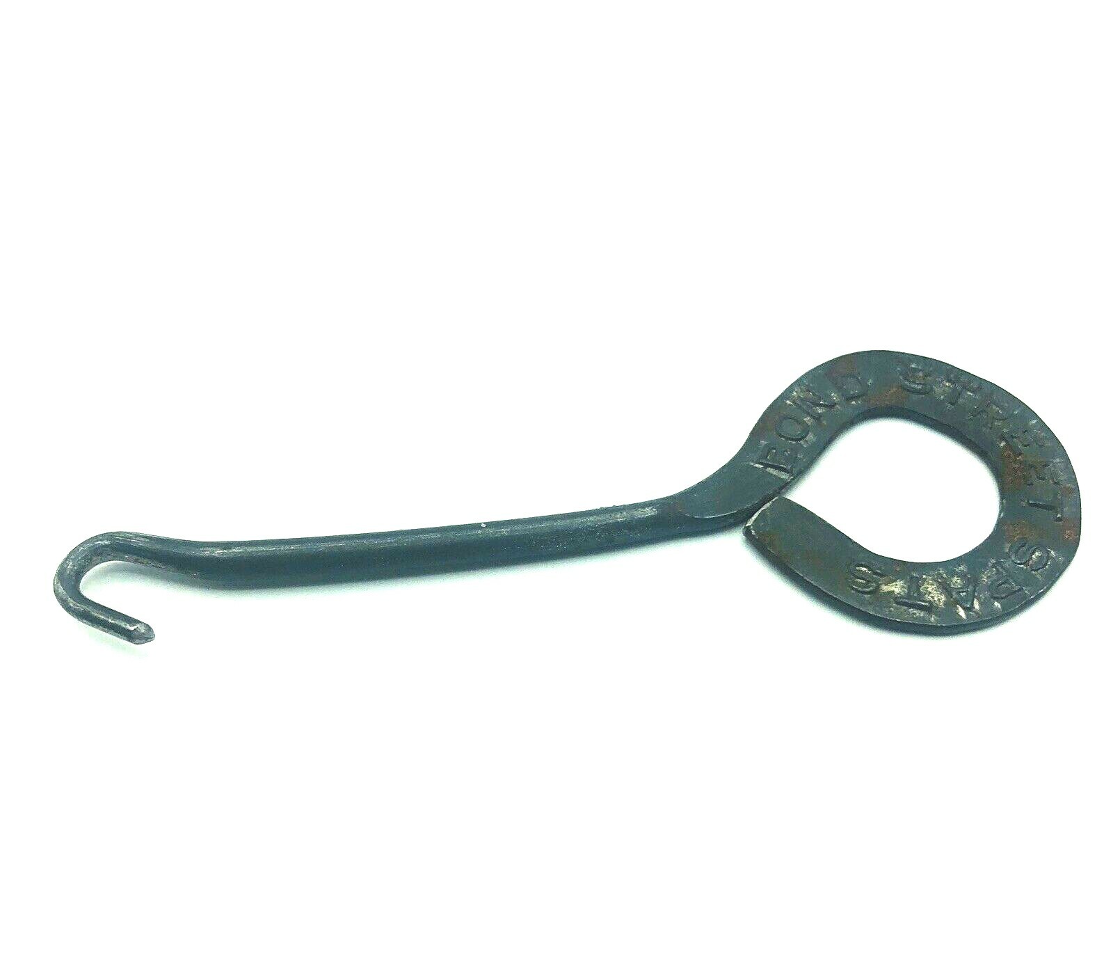 Antique Bond Street Metal Button Spat Hook 1920 Advertising Collectible USA Made