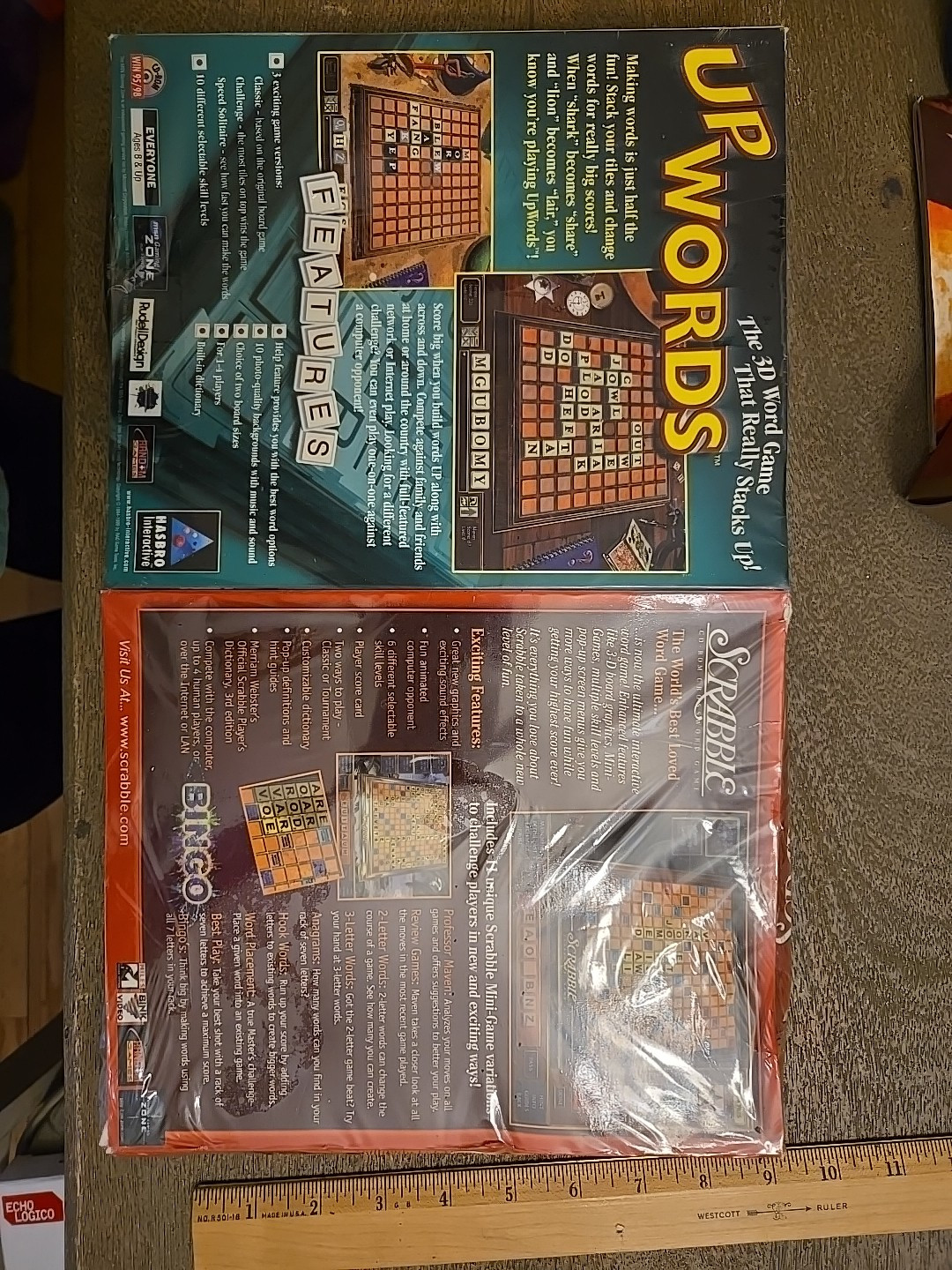 Up Words & Scrabble Hasbro Interactive PC CD ROM Game Windows 95/98 See All Pics