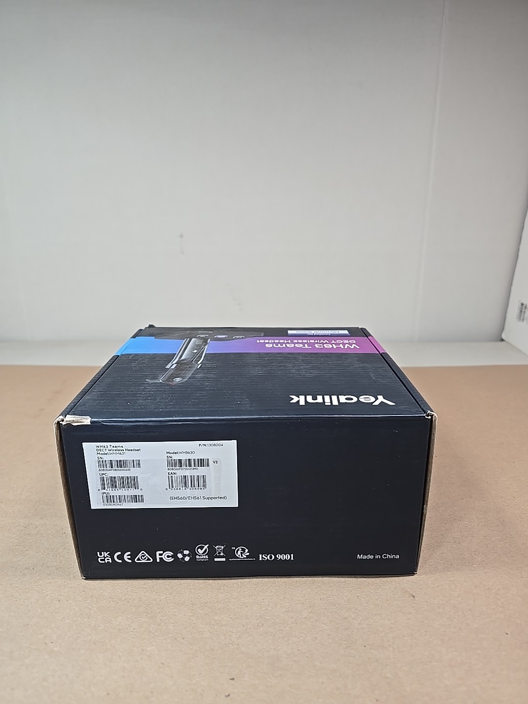 Yealink Wireless DECT Headset WH63 Teams Open Box