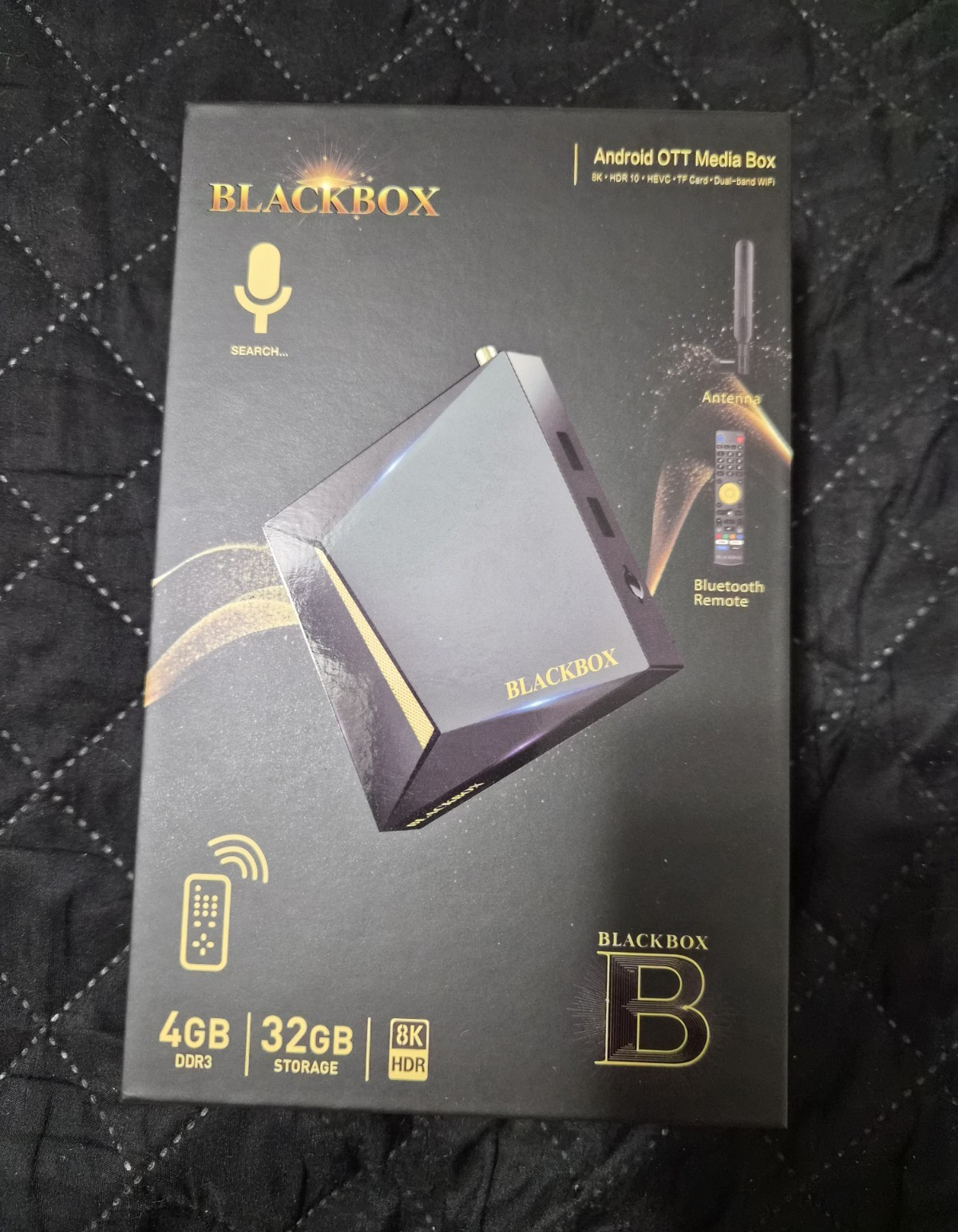 BLACKBOX B Android 14 OTT Media Box 4GB/32GB 8K HDR Wi-Fi Ethernet