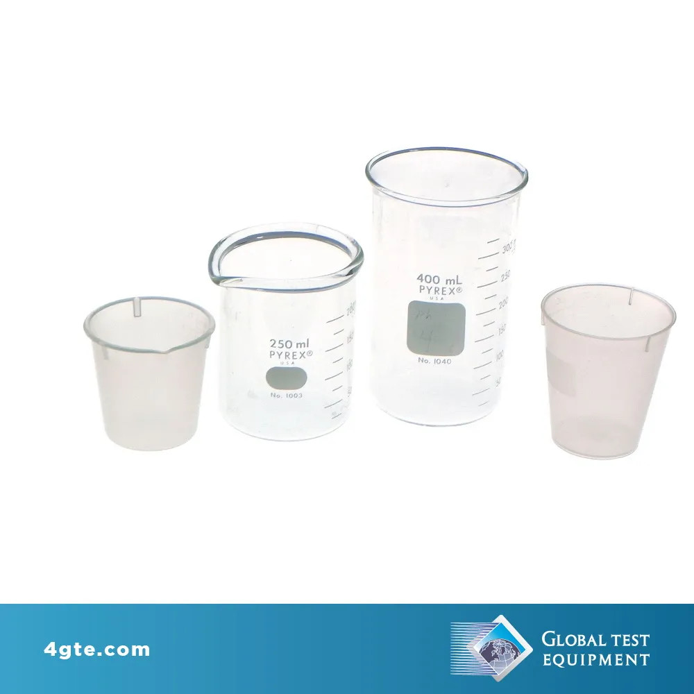 Corning Glass 1040-400 250 and 400 mL PYREX Beakers