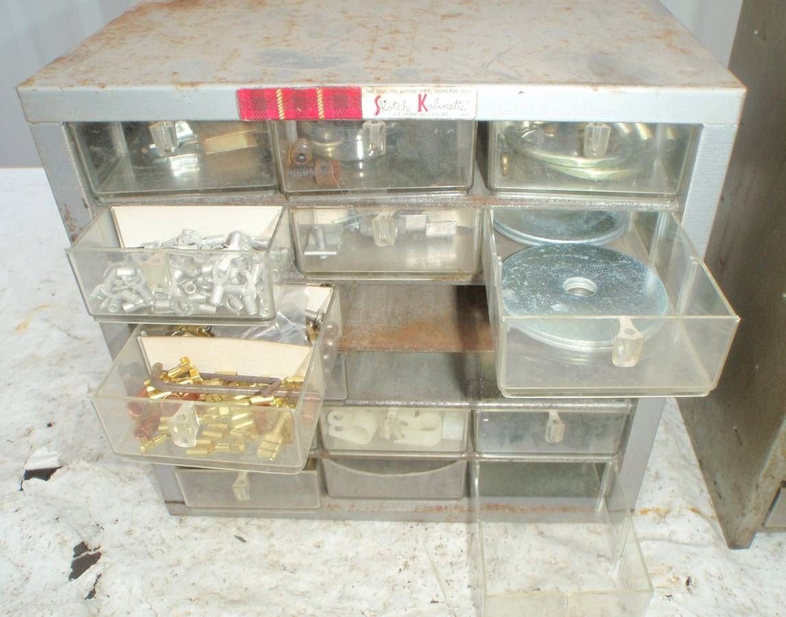 2 Storage Organizers Cabinets w Some Hardware