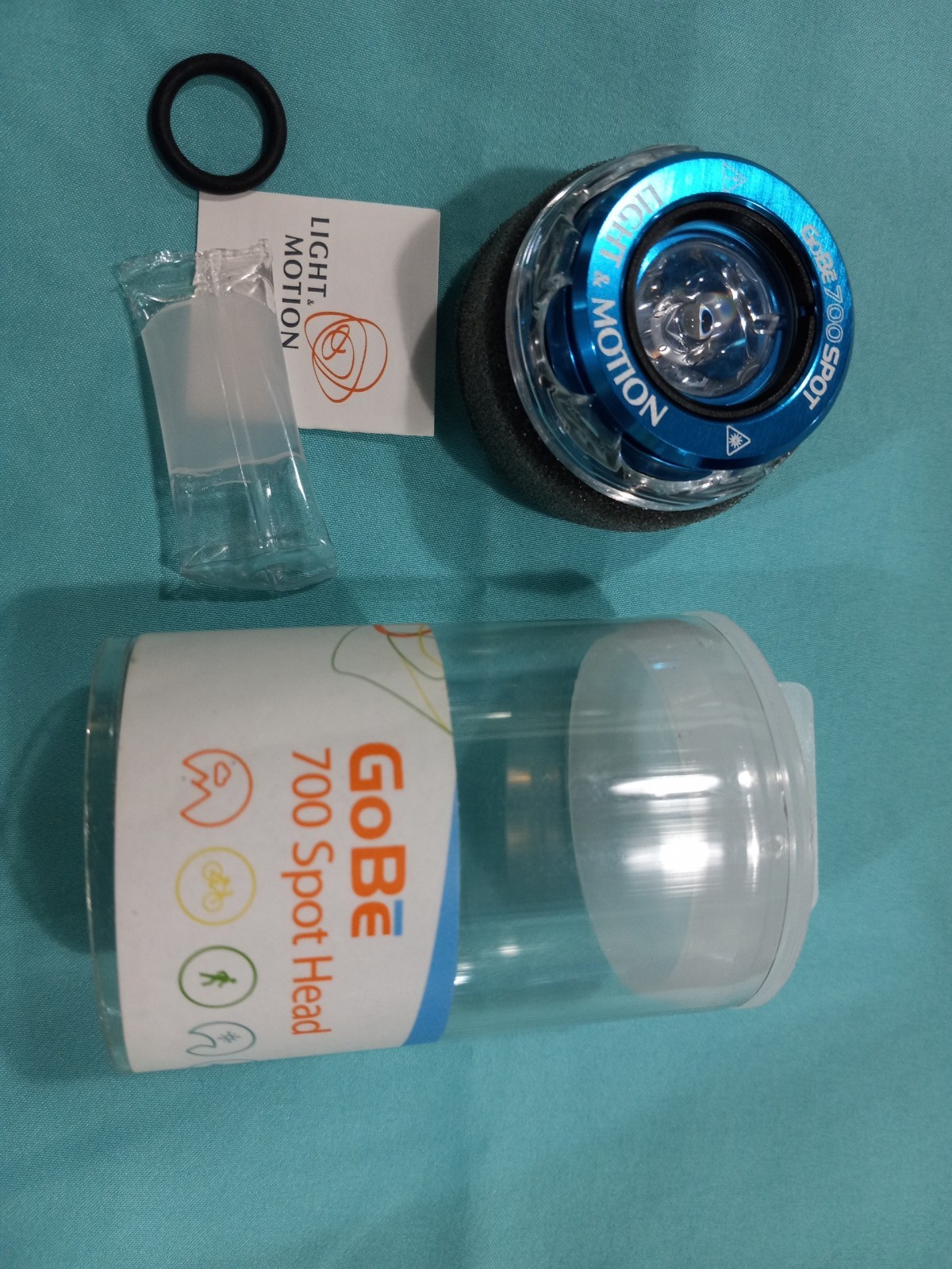 Light & Motion GoBe 700 Spot Head Scuba Underwater Light Head - Blue