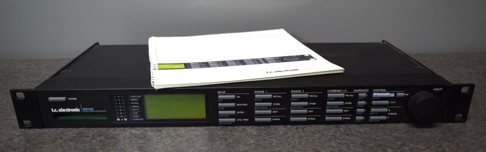 TC Electronic M2000 Studio Effects Processor with original user manual