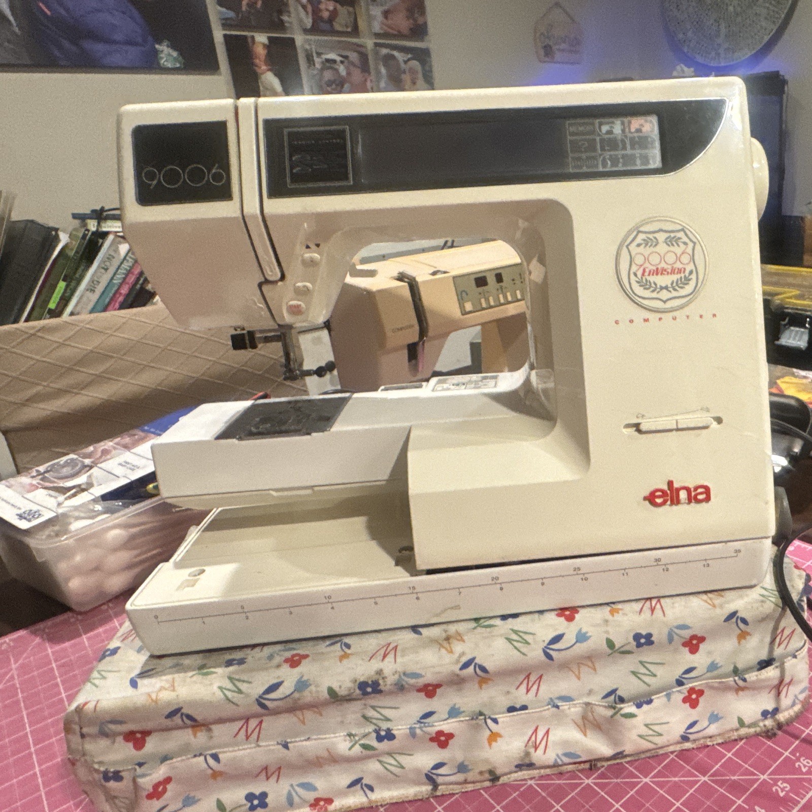 Elna 9000 Computerized Free Arm Sewing Machine-San Diego