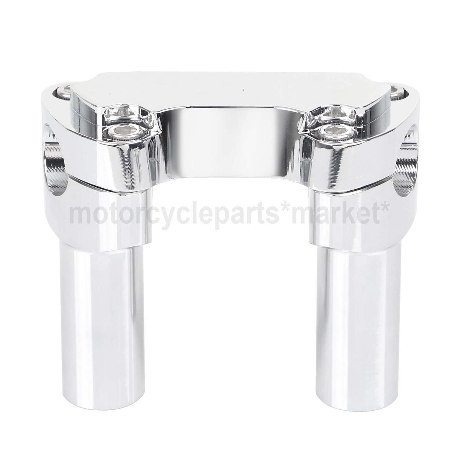 3.5" Handlebar Risers & Top Clamp For Harley Dyna FXDF FXDB Heritage Softail