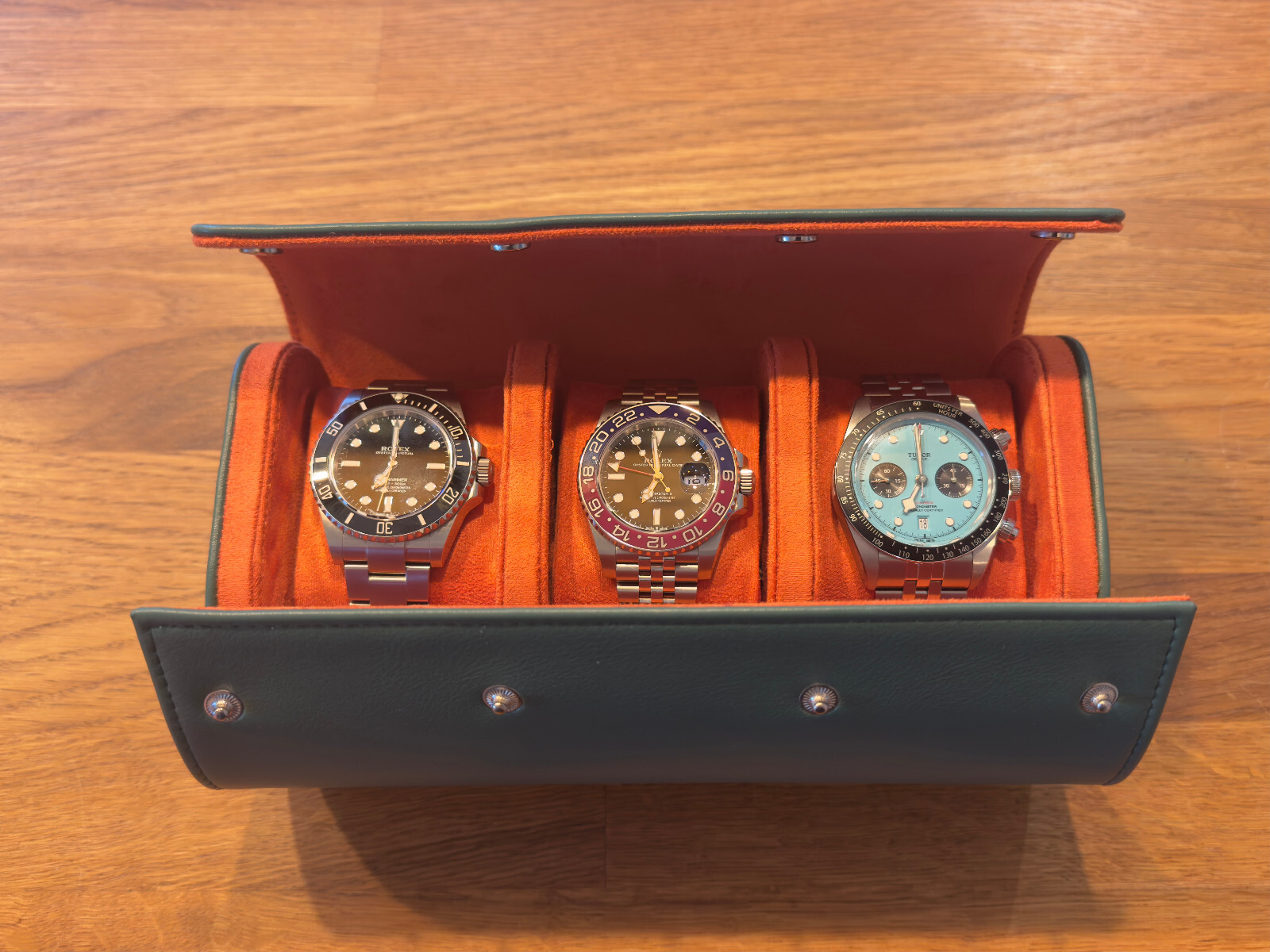 Watch Storage Roll Pouch Perfect Gift Box 1/2/3 Slot Watch holder