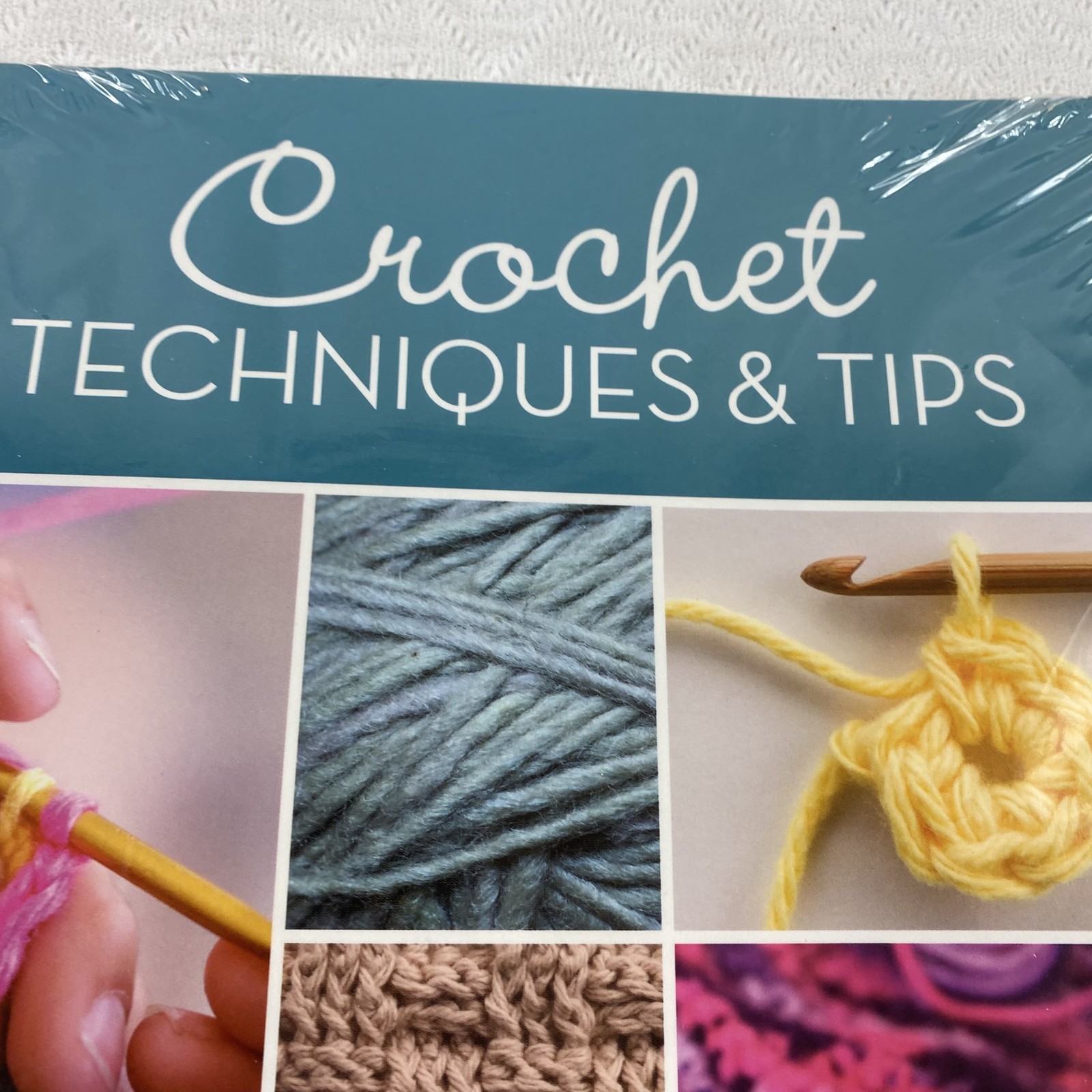 Crochet Techniques Tips Patterns Projects Spiral Books Set Beginner Guide Lot Ne