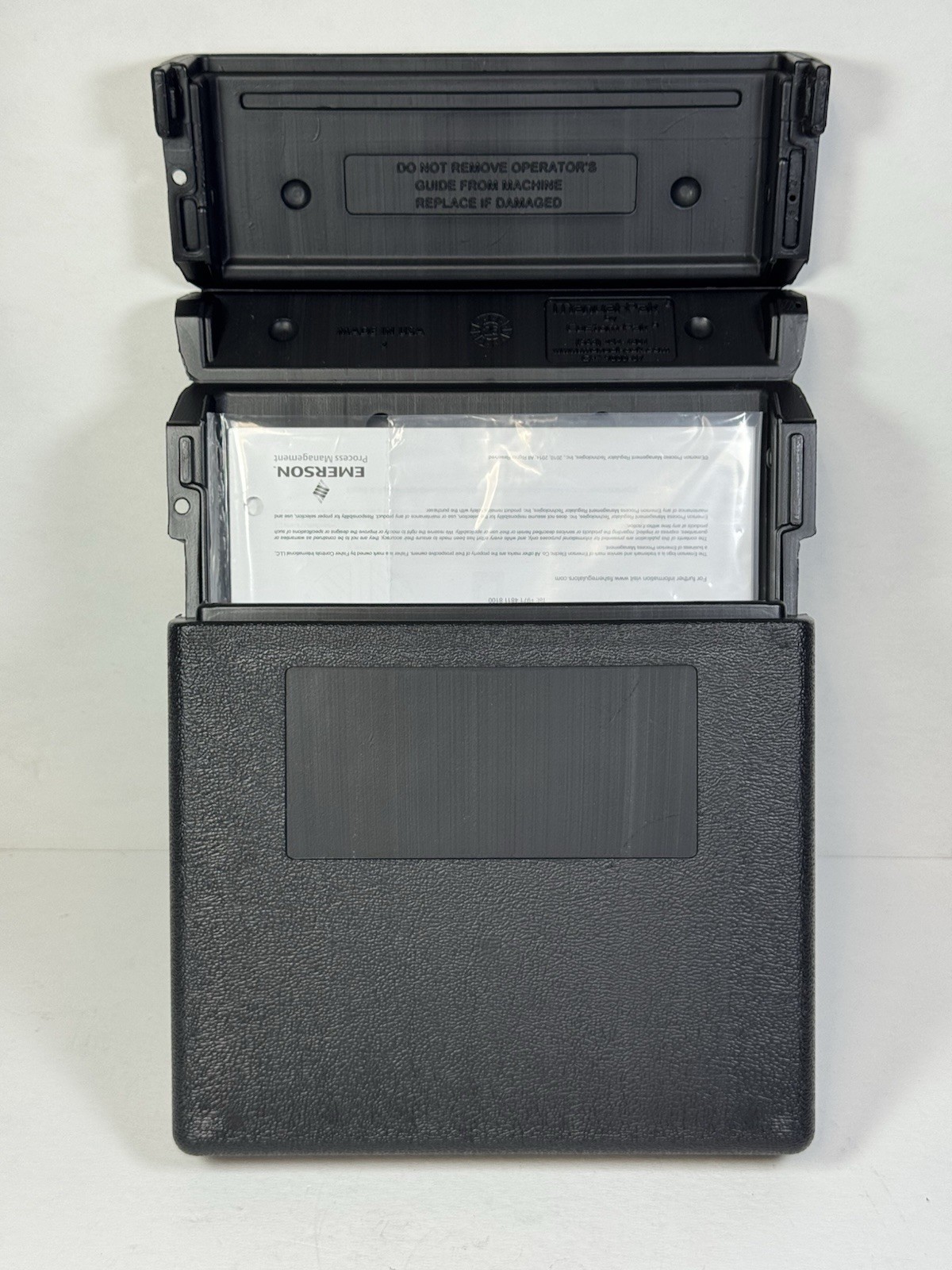 Manual-Pak Operators Maintenance Manual Document Holder Protective Storage Case