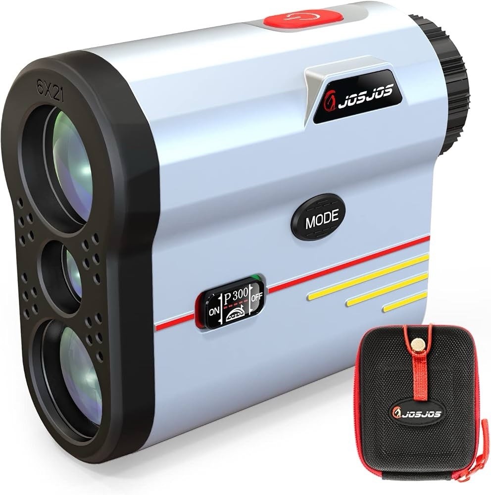 JOSJOS Golf Rangefinder with Slope On/Off, 690 Yard Laser Golf Rangefinder- New
