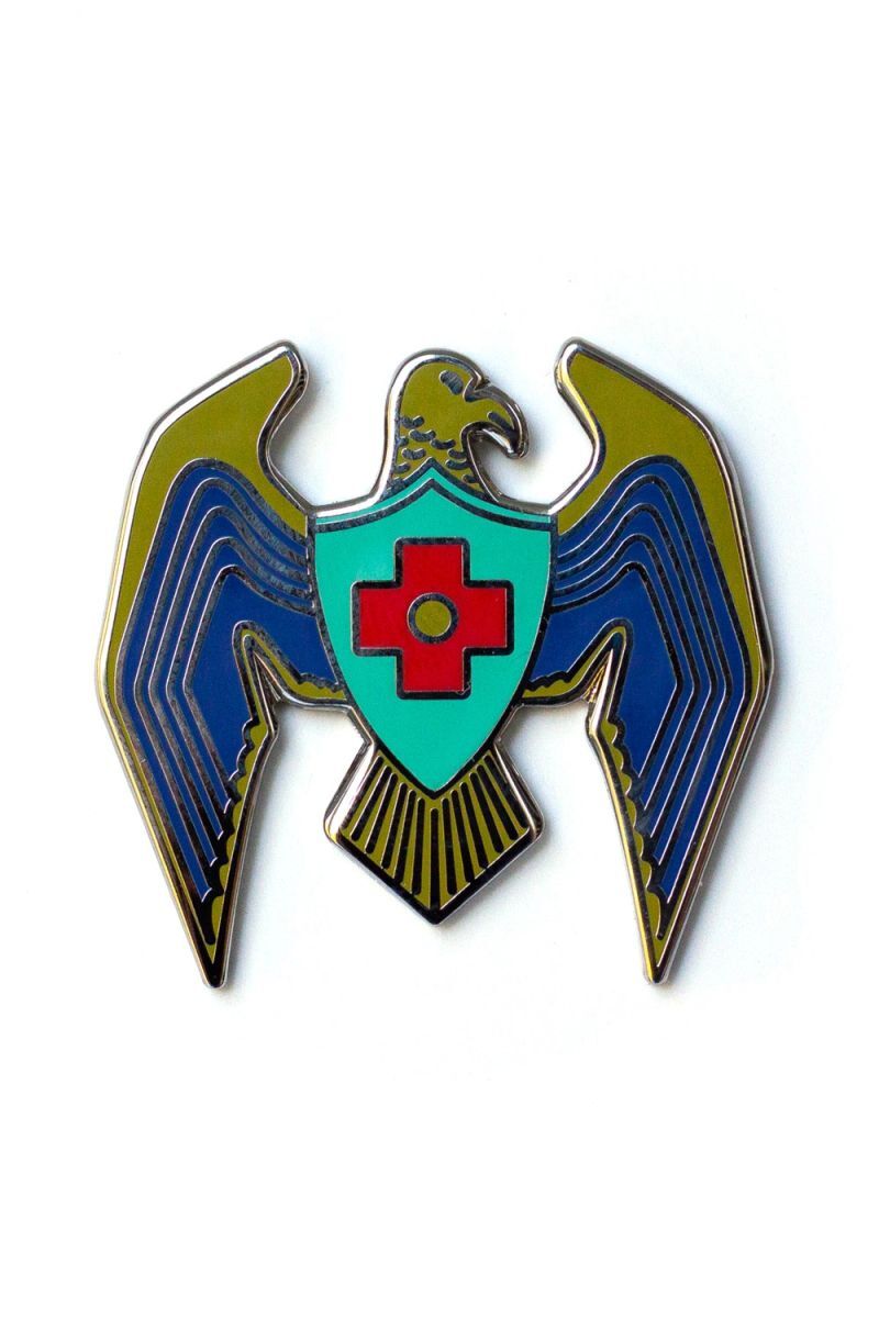 Blue Eagle enamel Pin by Alison Glass