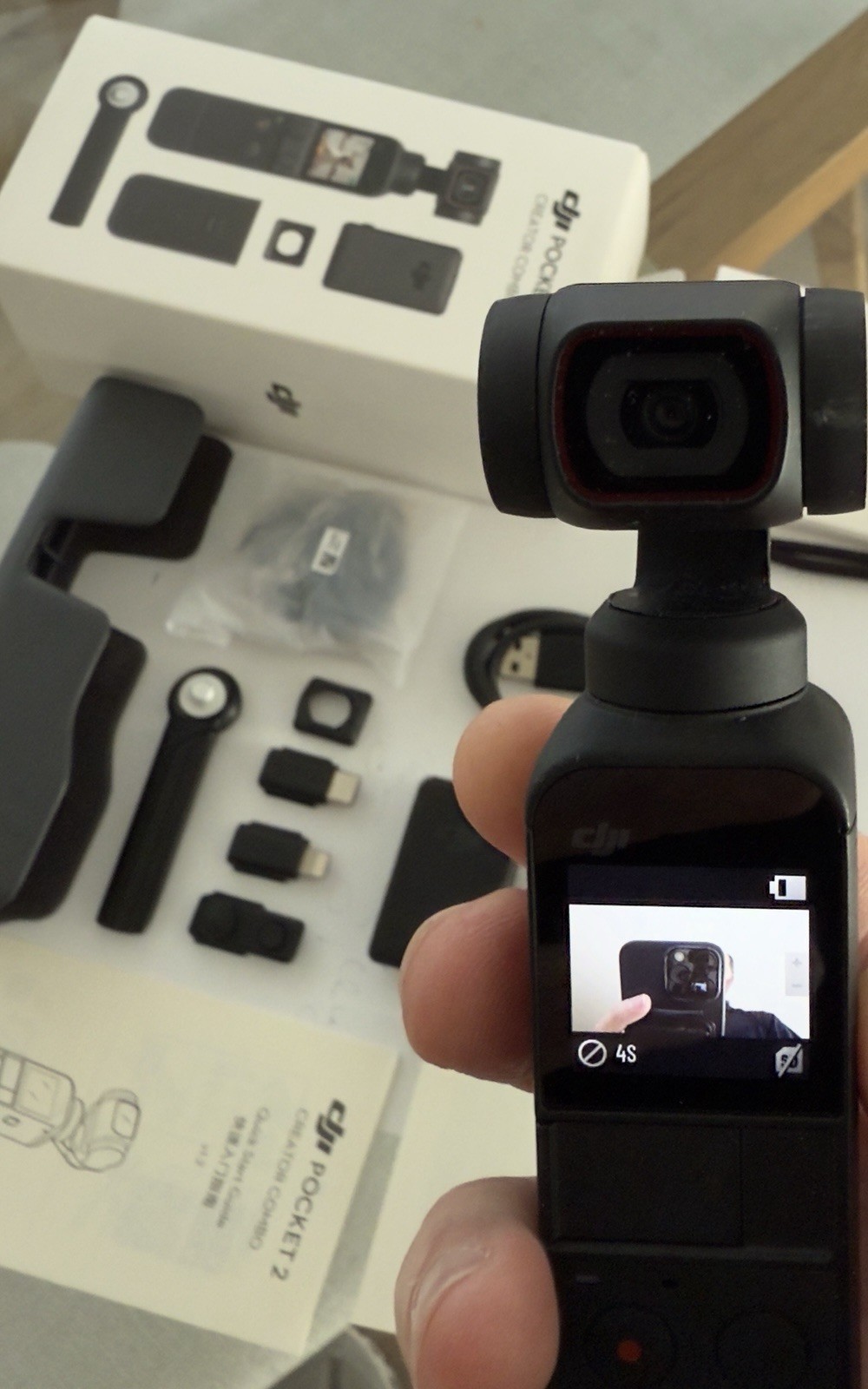 DJI Pocket 2 Creator Combo 3-Axis Gimbal 4K Camera Portable Vlogging Kit