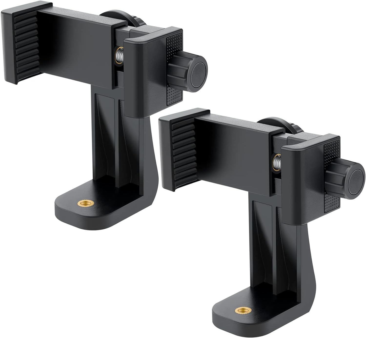 2 Smartphone Holder Tripod Adapter Cell Phone Bracket Mount for Selfie Stick