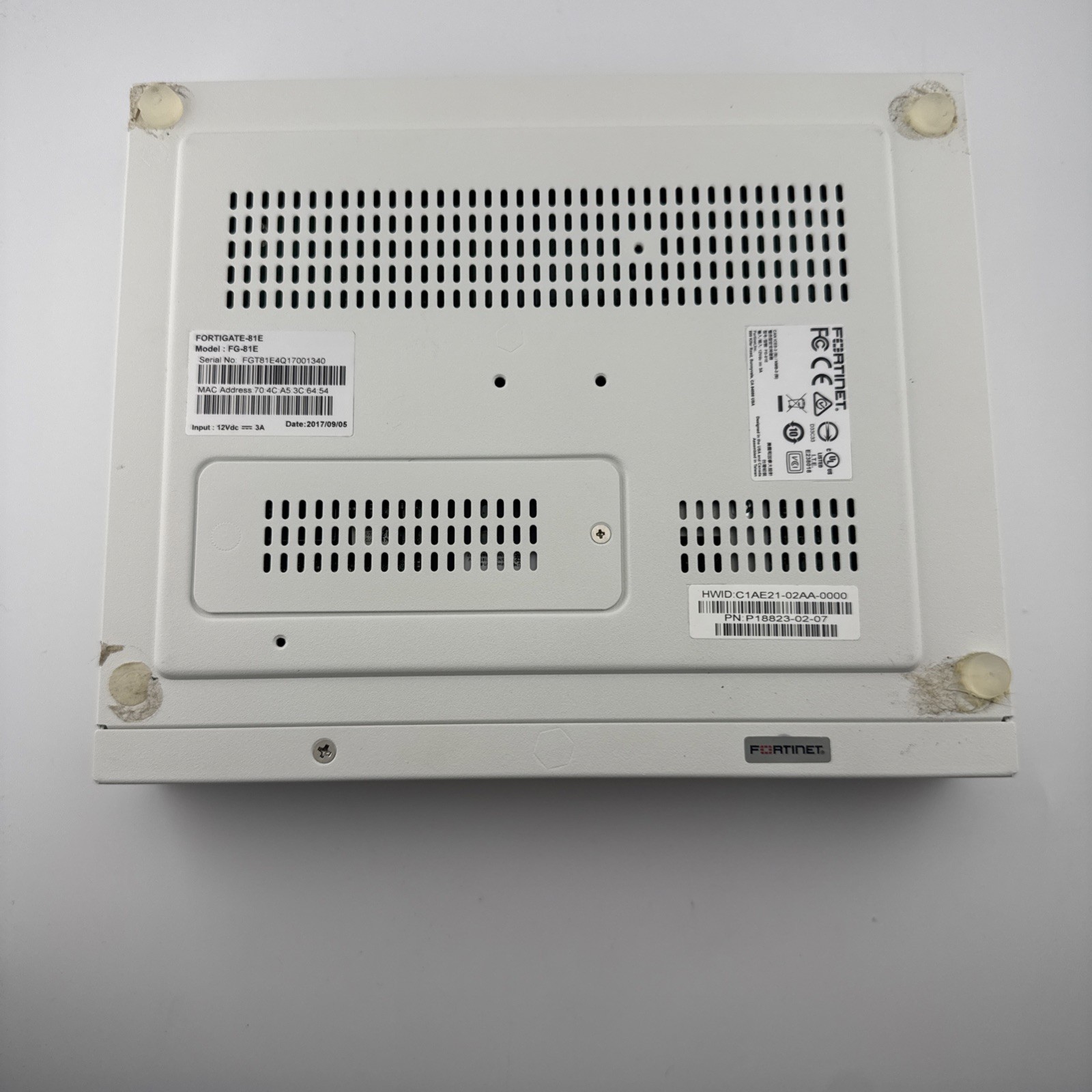 Fortinet FortiGate FG-81E Network Security Firewall LAN Port Switch NO AC ADAPT
