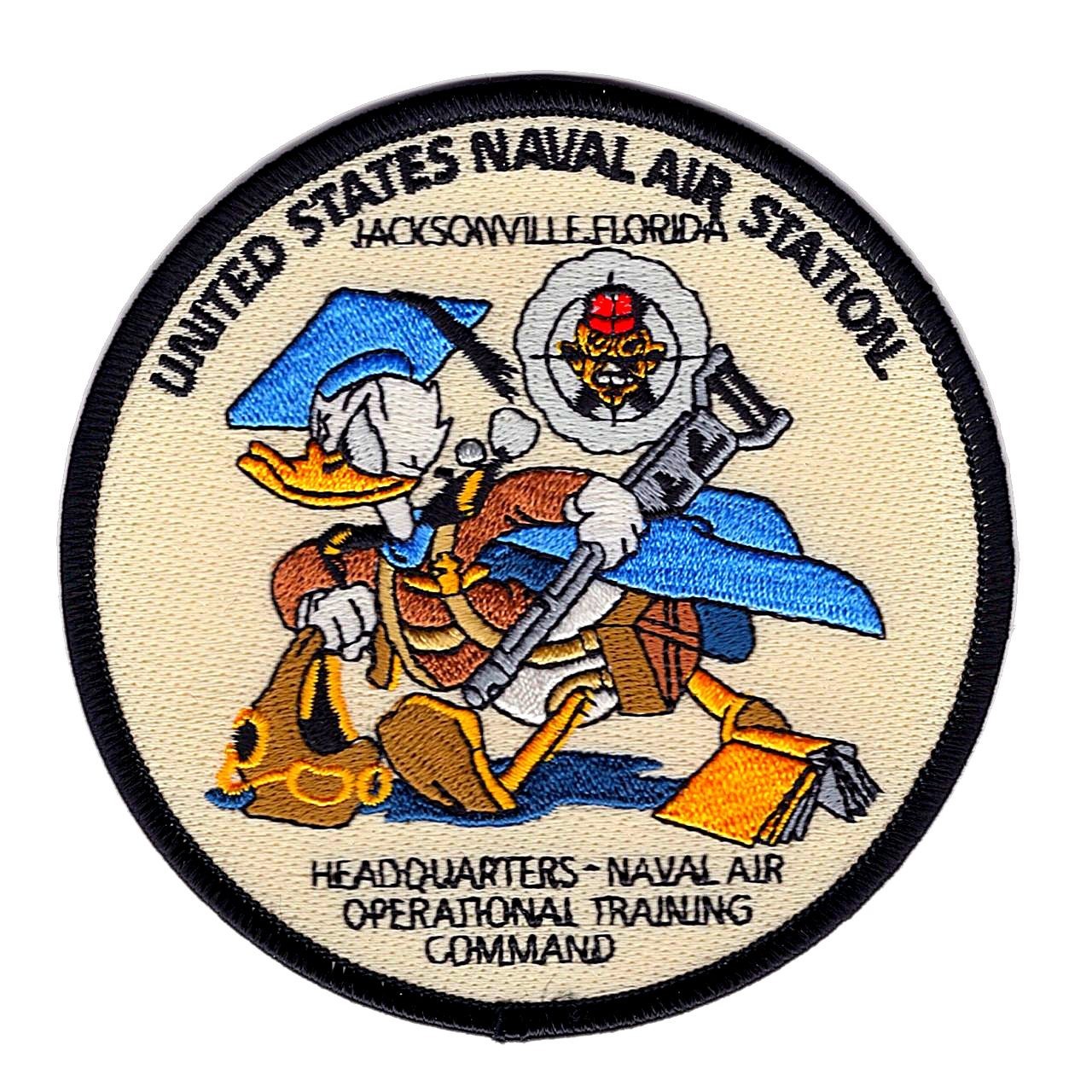 NAS Jacksonville Florida Embroidered Patch NAOTC Navy Training Command