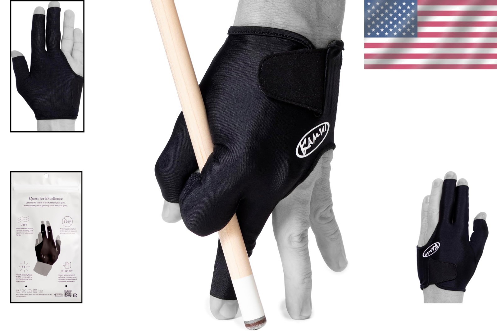 Performance-Oriented Billiard Glove - Left Hand