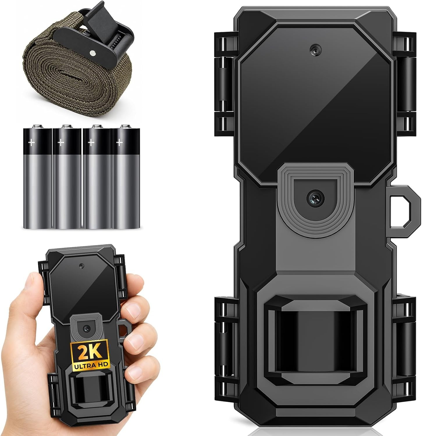 LynHawk 36MP 2K Mini Trail Camera with Secure Mounting, IP66 Waterproof