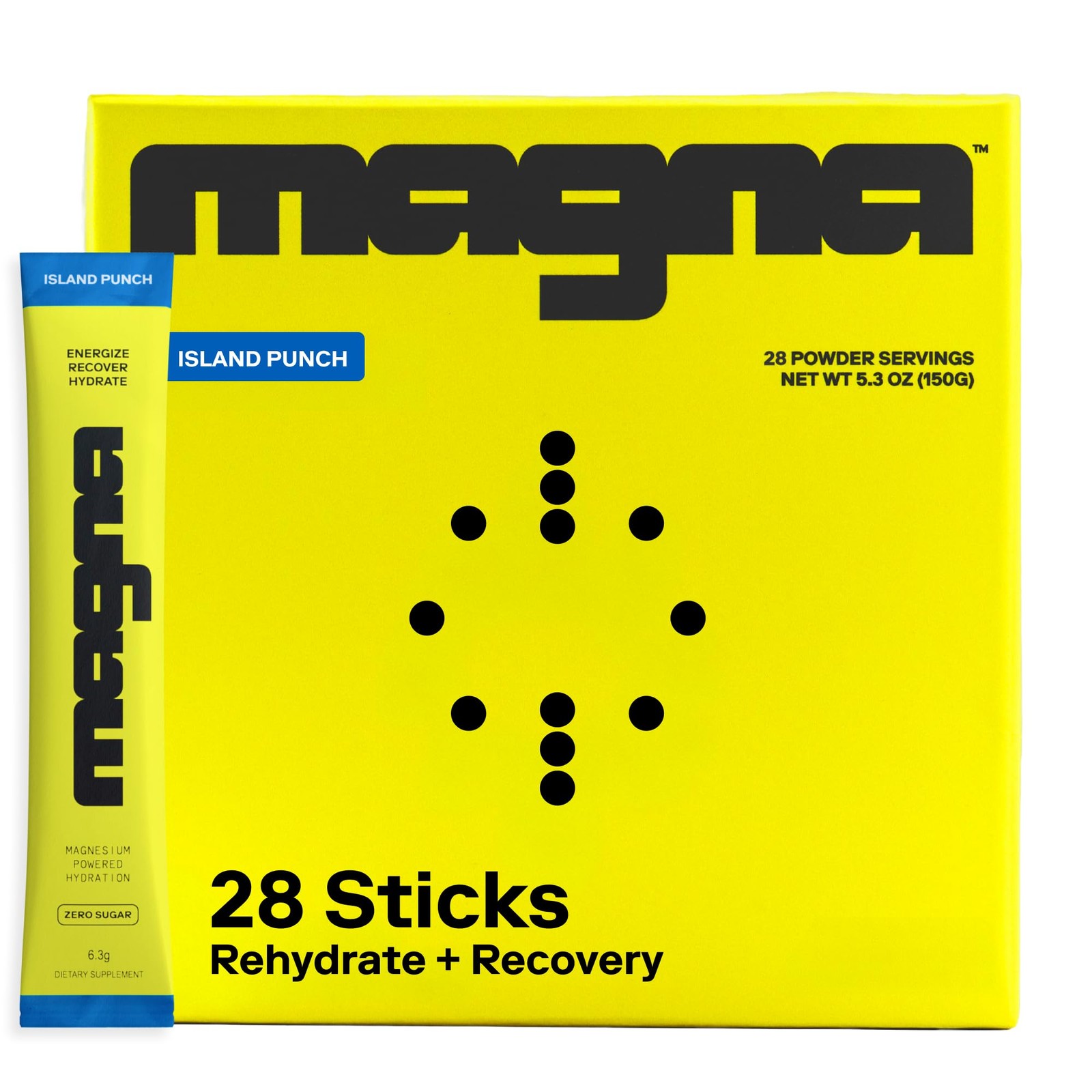 MAGNA Electrolytes Powder Drink Mix for Hydration, Energy & Focus 28 Servings