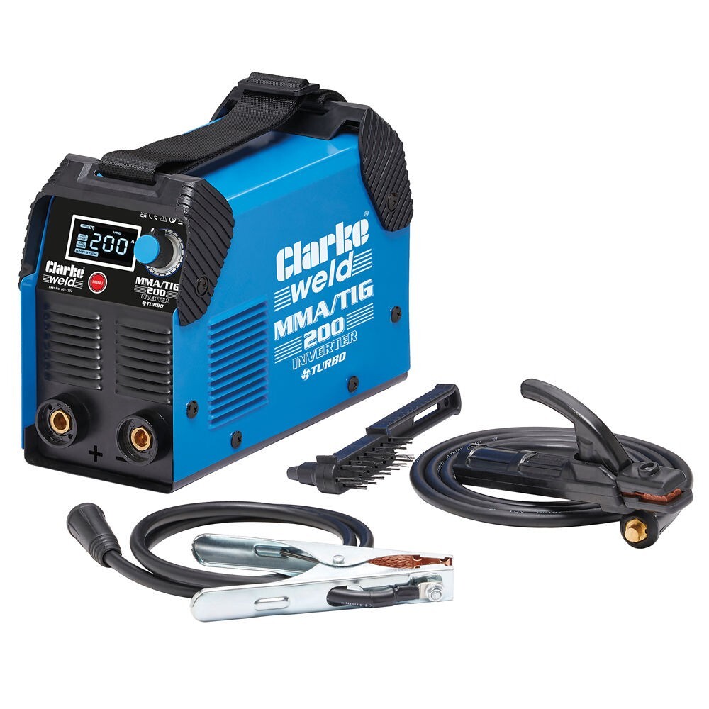 CLARKE WELDER INVERTER MMA/TIG 200 AMP (230V) MMA/TIG200 6012102