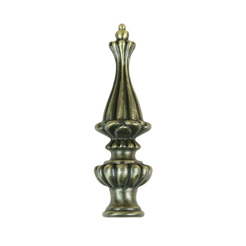 Jandorf 60111 Antique Brass Victorian Lamp Finial 3-1/2 L in.