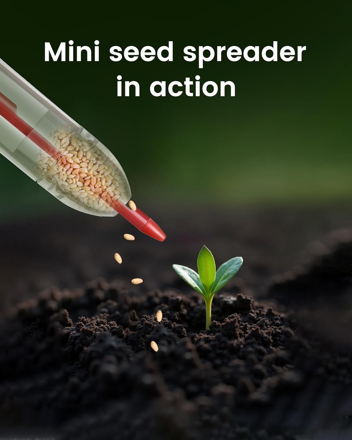 Mini Seed Spreader Set, Seed Planter Tool for Small Seed, Tiny Seed Dispenser wi